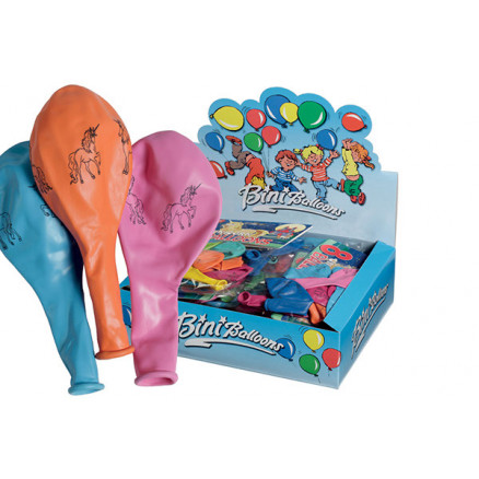 Bini Balloons Balloner Enhjørning Ass  Farver ø26cm   Stk