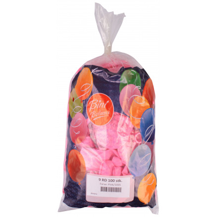 Bini Balloons Balloner Lyserød ø26cm 100 Stk
