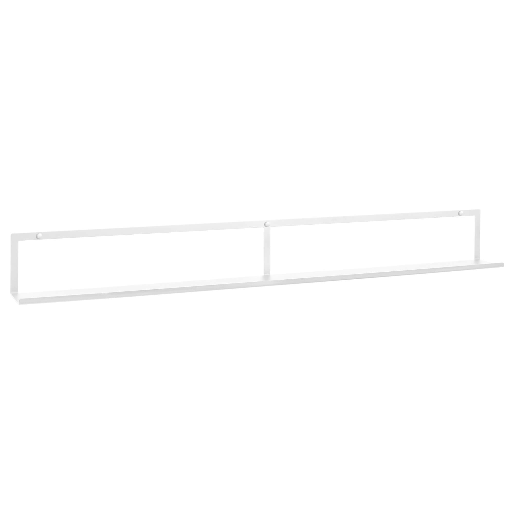 90 Cm  Gallerihylde  Hvid Metal