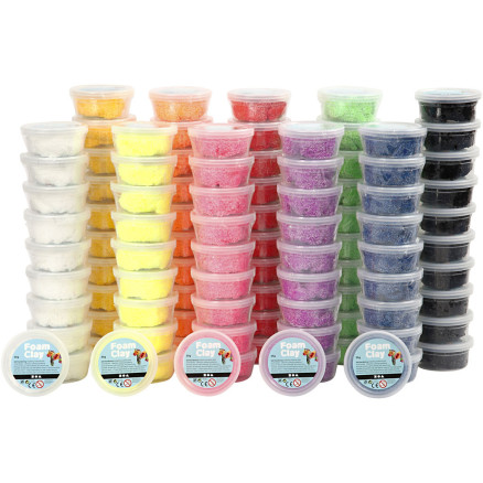 Foam Clayâ  Ass  Farver  10x10ds    Pk