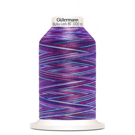 Gütermann Bulky-lock 80 Multi Lilla Sytråd Polyester 9944 1000m
