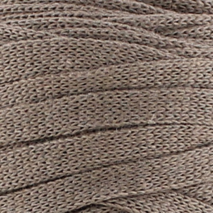 Hoooked Ribbon   Stofgarn Unicolor 48 Lys Gråbrun