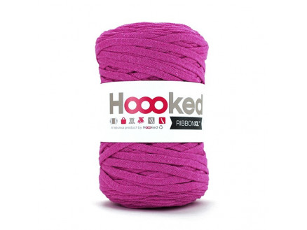 Hoooked Ribbon   Stofgarn Unicolor Sp4 Blomme