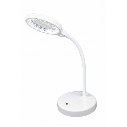Kleiber Led Bordlampe Med Lup Hvid 28 5cm