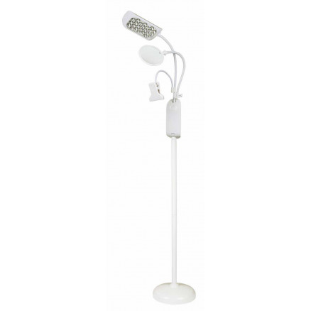 Kleiber Led Gulvlampe Med Opskriftholder   Lup Hvid 154 5cm