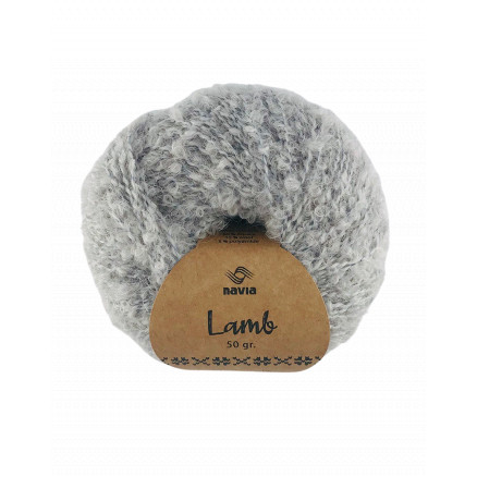 Navia Lamb Garn 1302 Lys Grå
