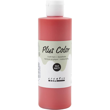 Plus Color Hobbymaling  Crimson Red  250ml    Fl