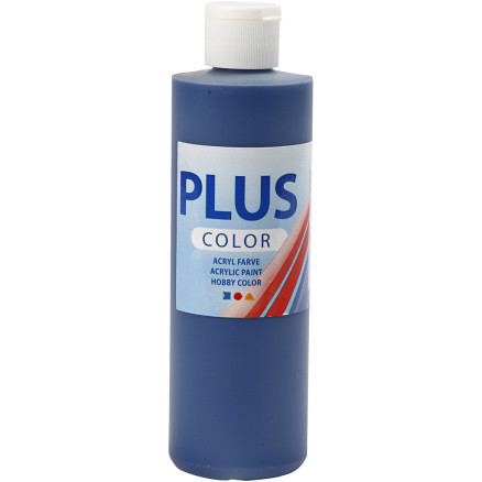 Plus Color Hobbymaling  Marineblå  250ml    Fl