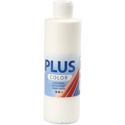 Plus Color Hobbymaling  Off White  250ml