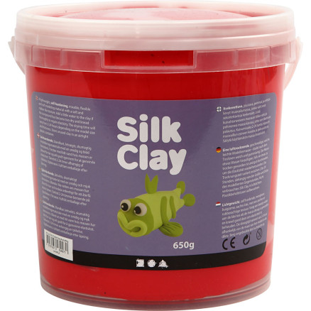 Silk Clayâ  Rød  650g    Spand