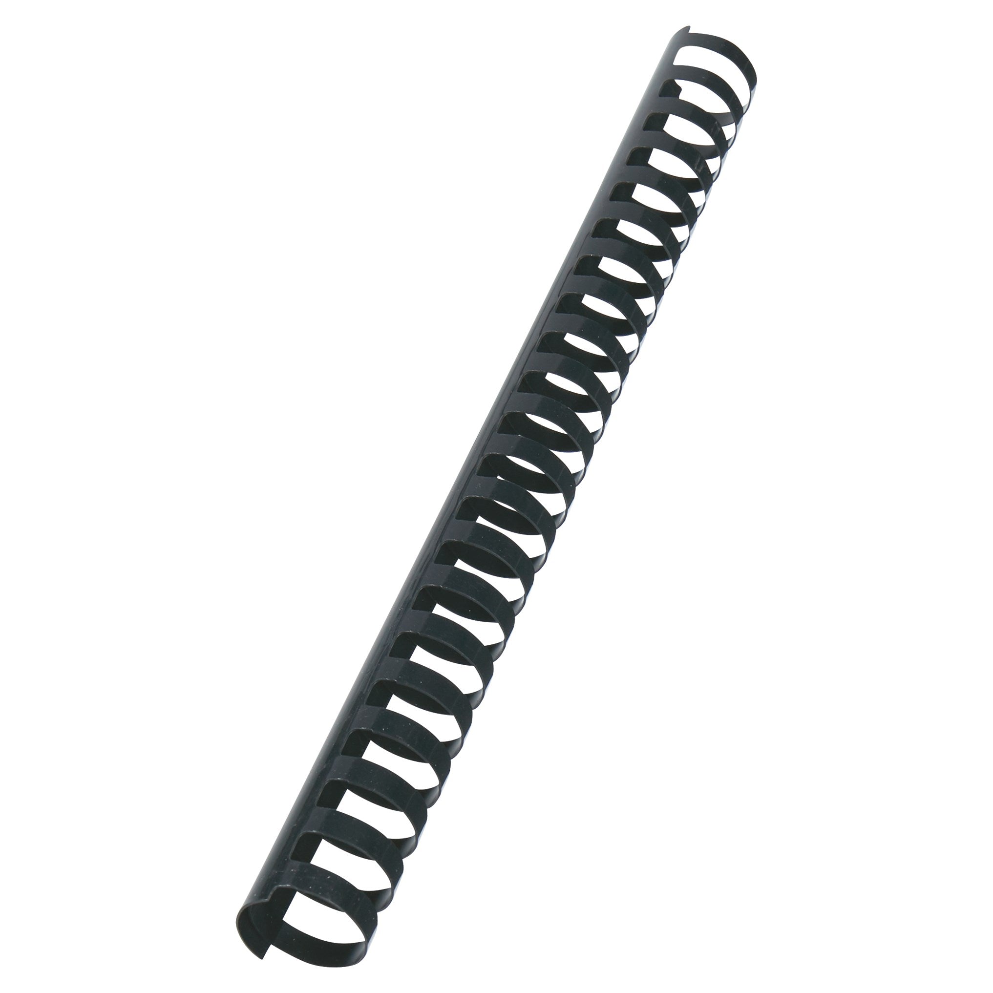 Spiralringe Plastik 25mm A4 21r Sort  50