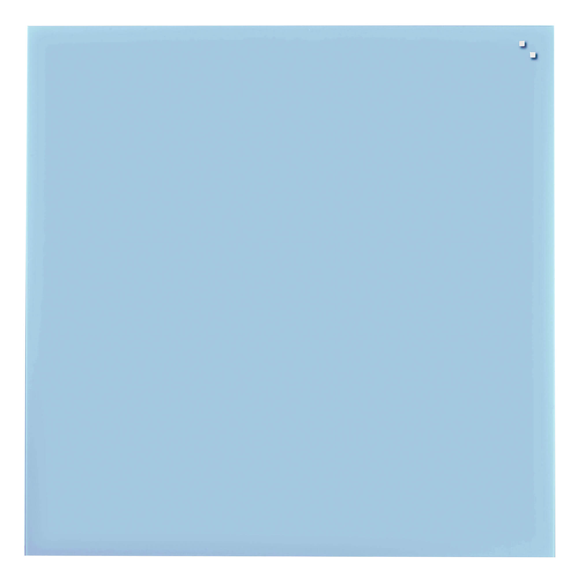 100   100 Cm  Lyseblå Magnetisk Glastavle