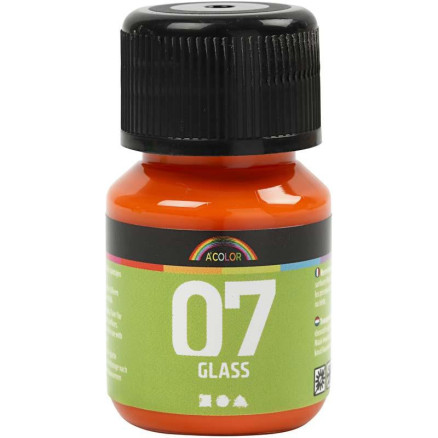 -color Glass  Orange  30ml    Fl
