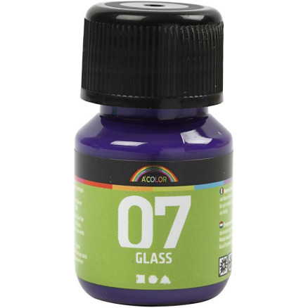 -color Glass  Rødviolet  30ml    Fl