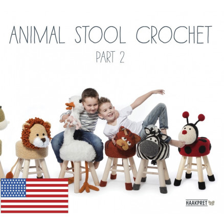 Animal Stool Crochet Part   Engelsk Bog Af Anja Toonen