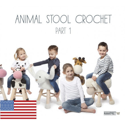 Animal Stool Crochet Part   Engelsk Bog Af Anja Toonen