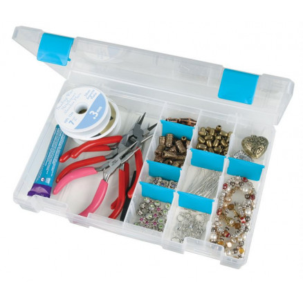 Artbin Plastboks Til Knapper Og Tilbehør Transparent 27 3x18 7x4 5cm