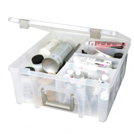 Artbin Super Satchel Plastboks Til Tilbehør Transparent 37 5x36x16cm
