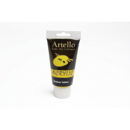 Artello Akrylmaling Kunstnerfarve Gul 75ml