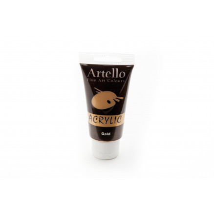 Artello Akrylmaling Kunstnerfarve Guld 75ml