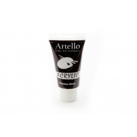 Artello Akrylmaling Kunstnerfarve Hvid 75ml