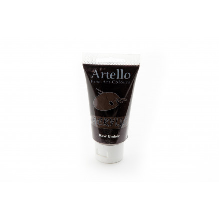 Artello Akrylmaling Kunstnerfarve Kaffebrun 75ml
