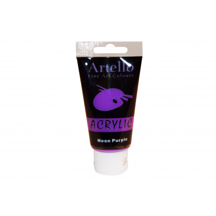 Artello Akrylmaling Kunstnerfarve Neon Lilla 75ml