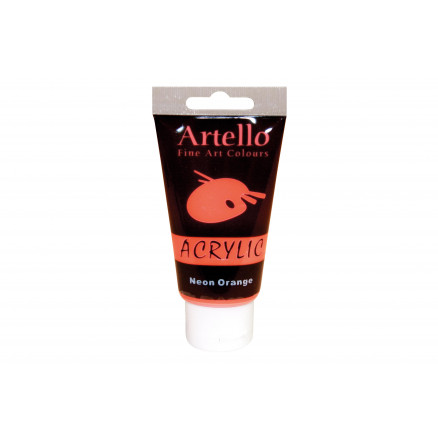 Artello Akrylmaling Kunstnerfarve Neon Orange 75ml