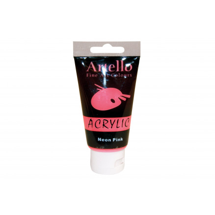 Artello Akrylmaling Kunstnerfarve Neon Pink 75ml