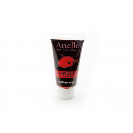 Artello Akrylmaling Kunstnerfarve Rød 75ml