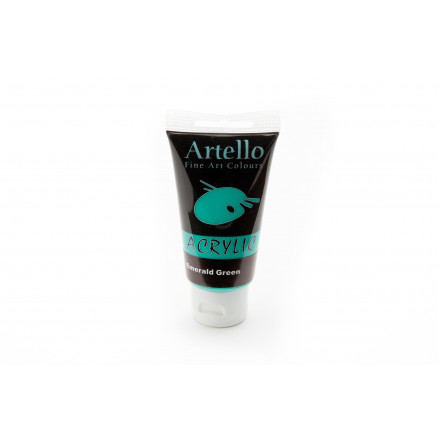 Artello Akrylmaling Kunstnerfarve Smaragdgrøn 75ml