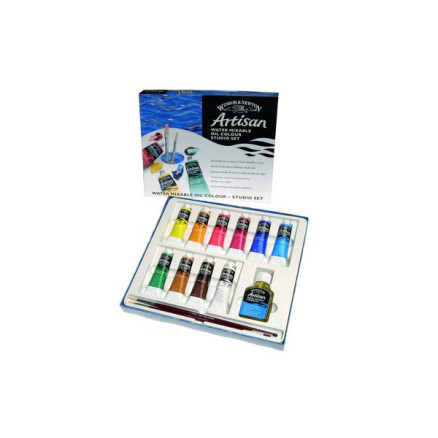 Artisan Water Mix Oil Color 10x37ml   Oil   Brush