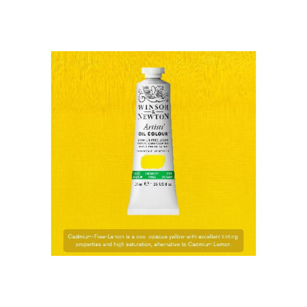 Artist   Oil Colour 37ml Cadmium Free Lemon 890