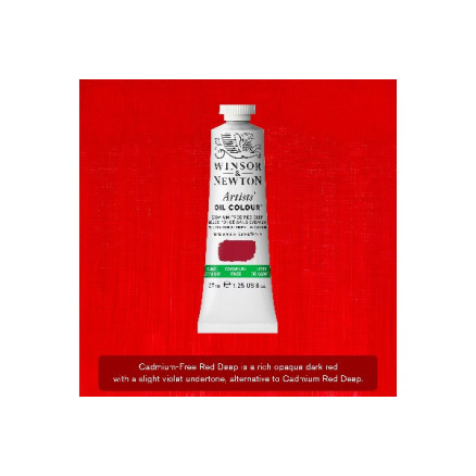 Artist   Oil Colour 37ml Cadmium Free Red Deep 895