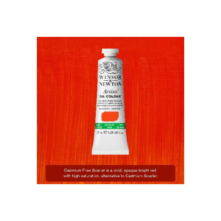 Artist   Oil Colour 37ml Cadmium Free Scarlet 903