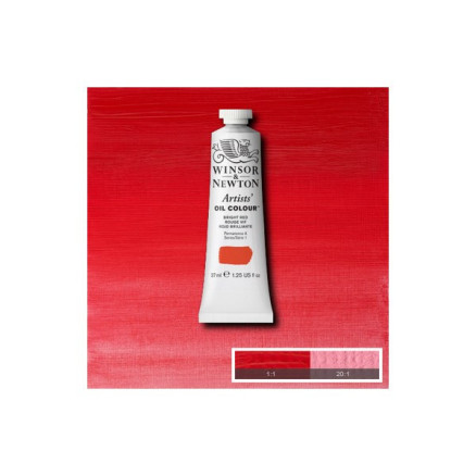 Artists Oil Colour 37ml Bright Red 042