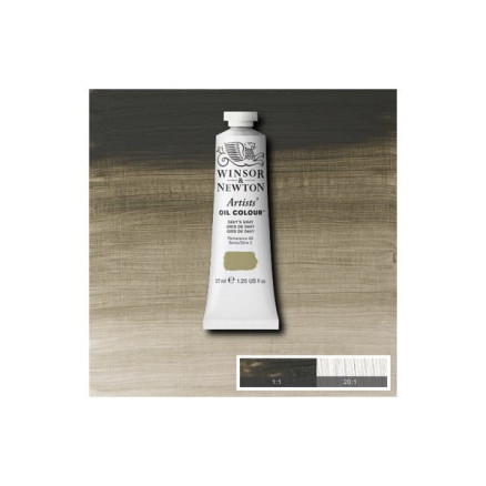 Artists Oil Colour 37ml Davy   Grey 217