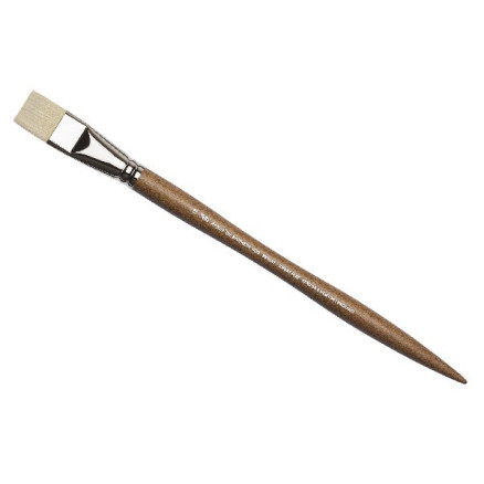 Artists  Oil Synthetic Hog Brush Bright Size 12