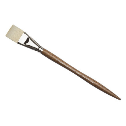 Artists  Oil Synthetic Hog Brush Bright Size 16
