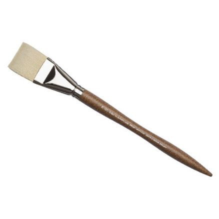 Artists  Oil Synthetic Hog Brush Bright Size 20