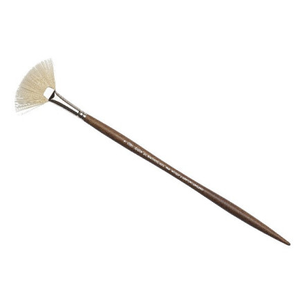 Artists  Oil Synthetic Hog Brush Fan Size