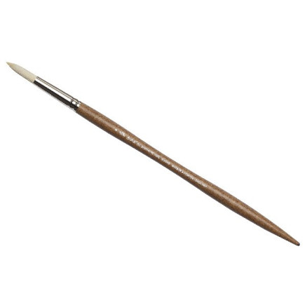 Artists  Oil Synthetic Hog Brush Round Size