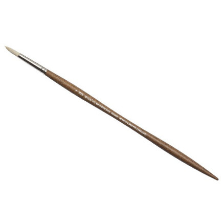 Artists  Oil Synthetic Hog Brush Round Size
