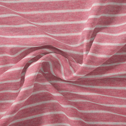 Avalana Jersey Melange Stripe Stof 160cm Farve 157 50cm