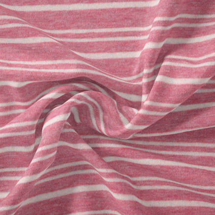 Avalana Jersey Melange Stripe Stof 160cm Farve 158 50cm