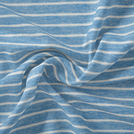 Avalana Jersey Melange Stripe Stof 160cm Farve 160 50cm