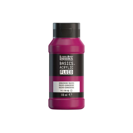 Basics Fluid 118ml Quinacridone Magenta Row 114