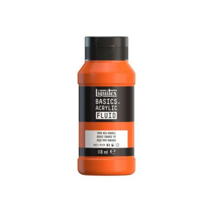 Basics Fluid 118ml Vivid Red Orange Row 620