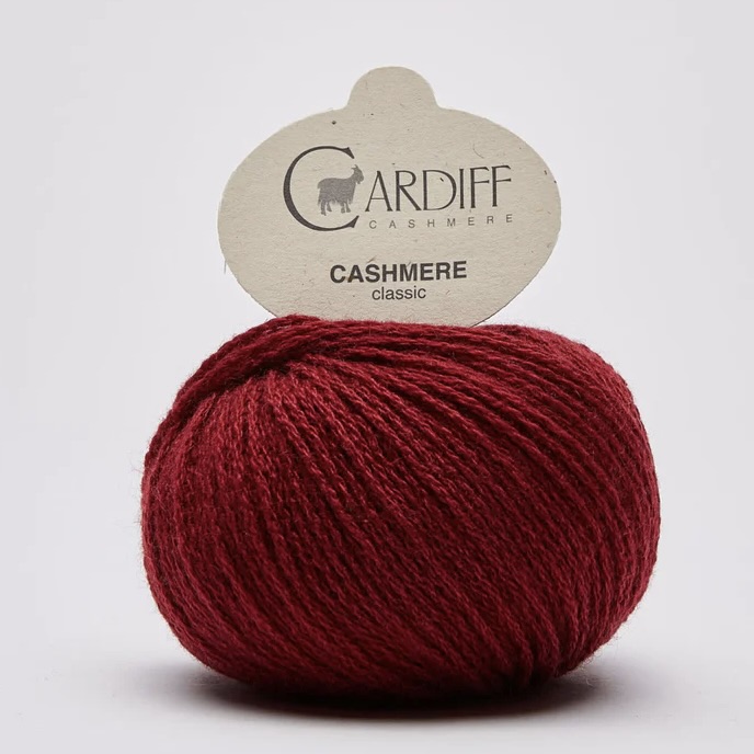 Cardiff Cashmere Granata 628