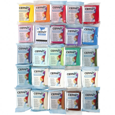 Cernit  Ass  Farver  25x56g